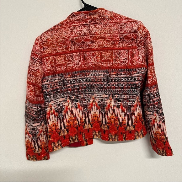 H&M Red Retro Western Blazer | Multicolor | Medium - Picture 5 of 5